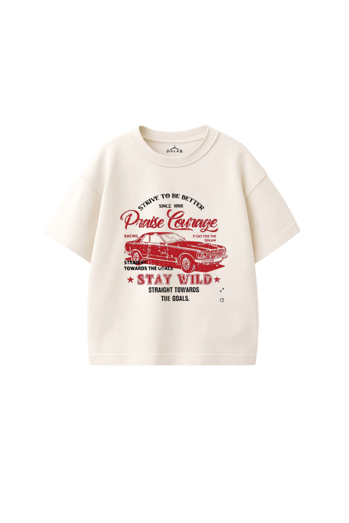 Stay Wild Vintage Car Oversized T-Shirt