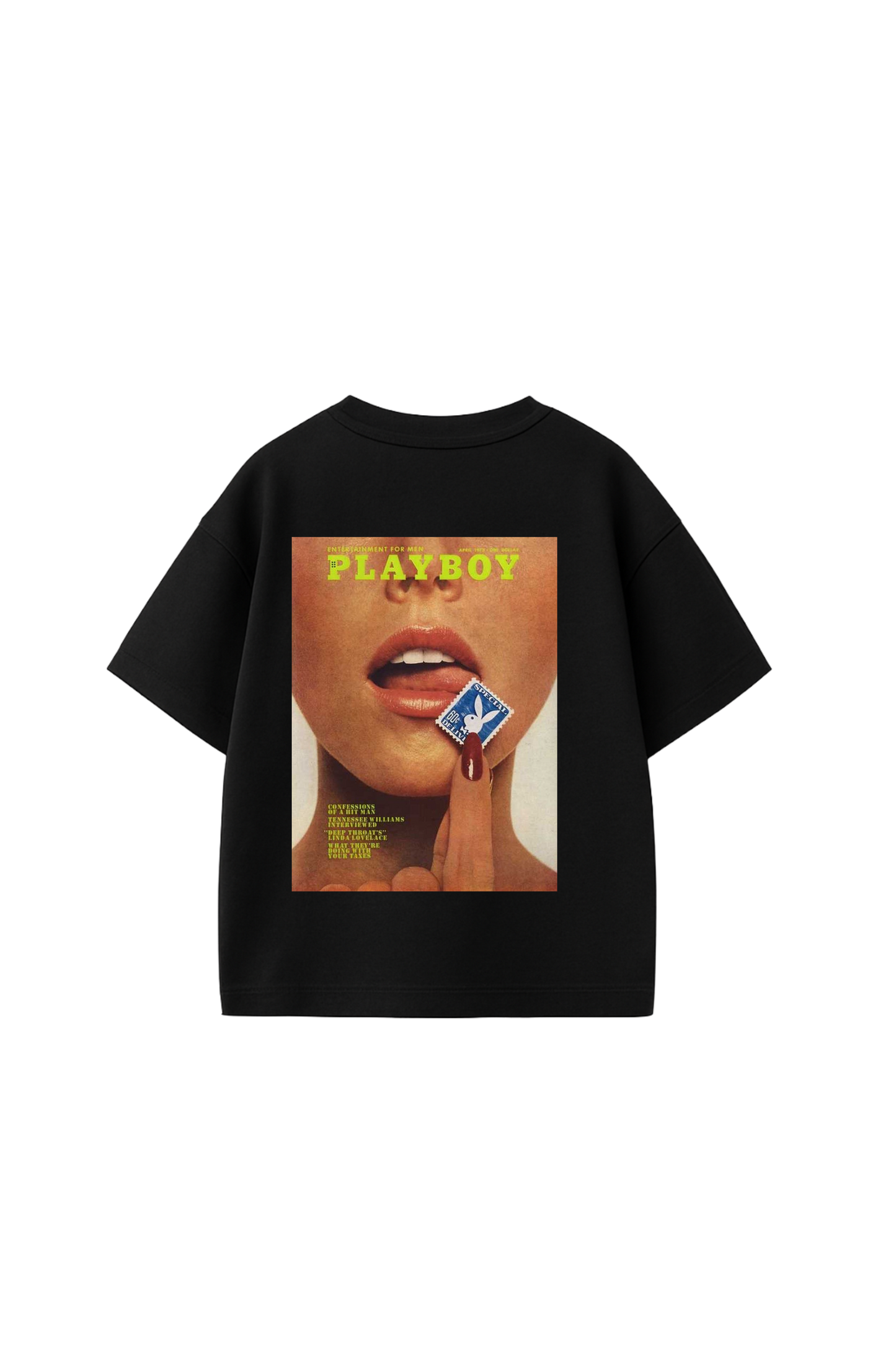 Retro Playboy Cover Oversized T-Shirt