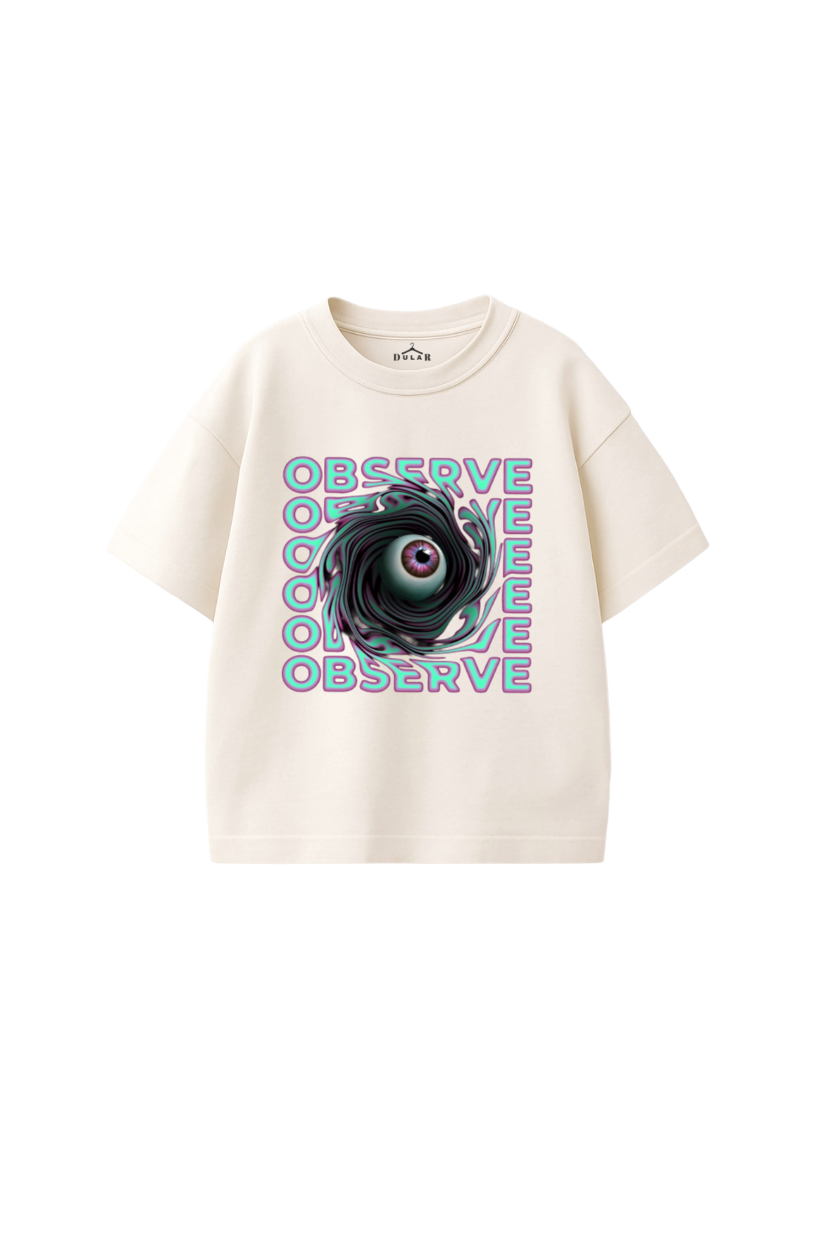 Observe Eye Graphic Oversized T-Shirt
