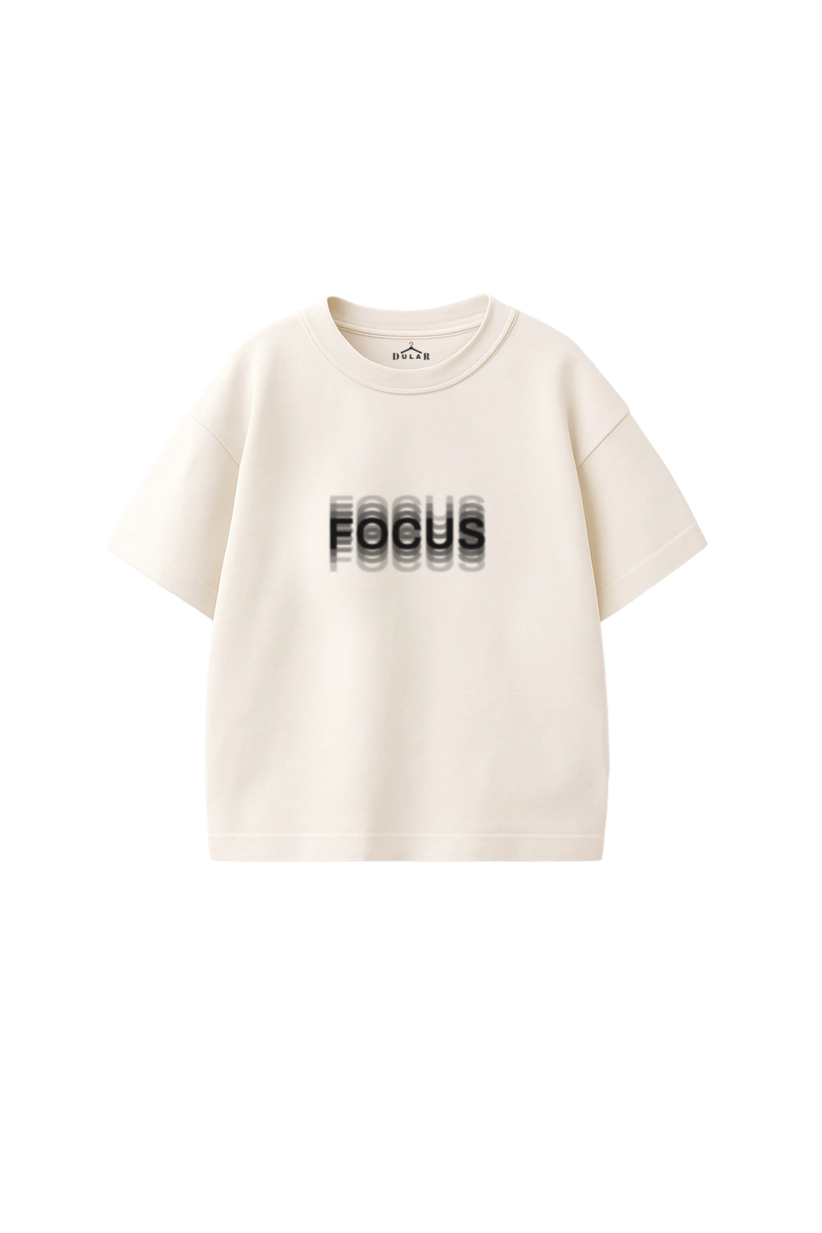 FOCUS Oversized -Tee Off White