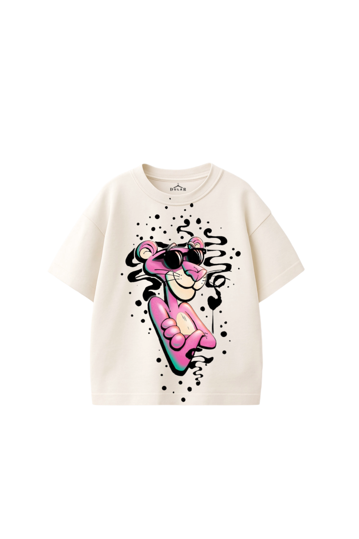 Graffiti Panther Oversized T-Shirt