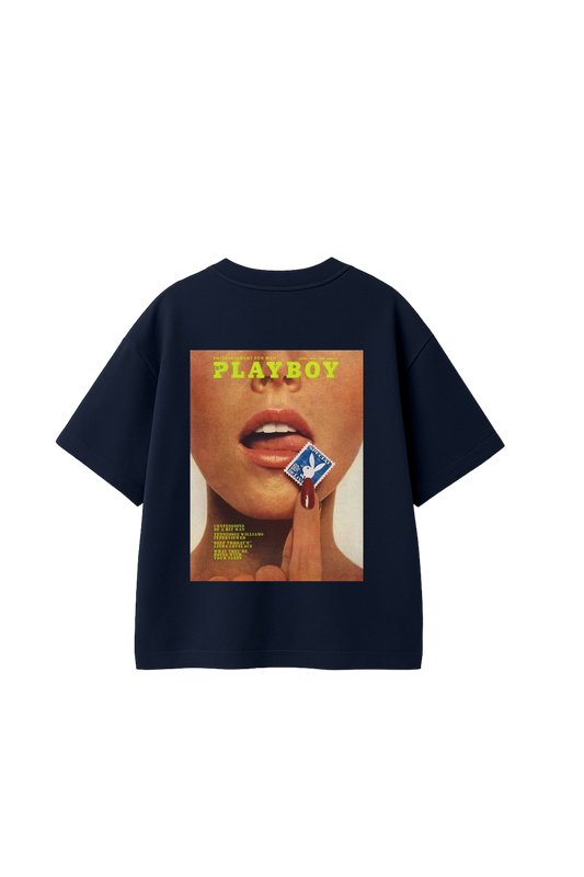 Retro Playboy Cover Oversized T-Shirt