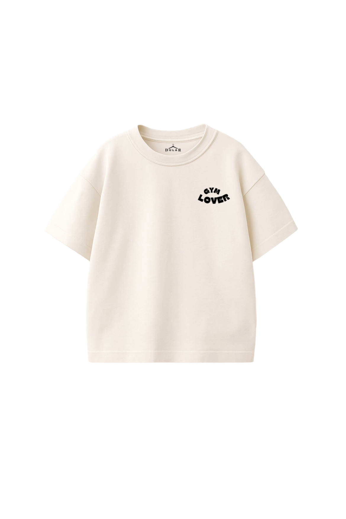 Gym Lover Shark Oversized T-Shirt – Off White