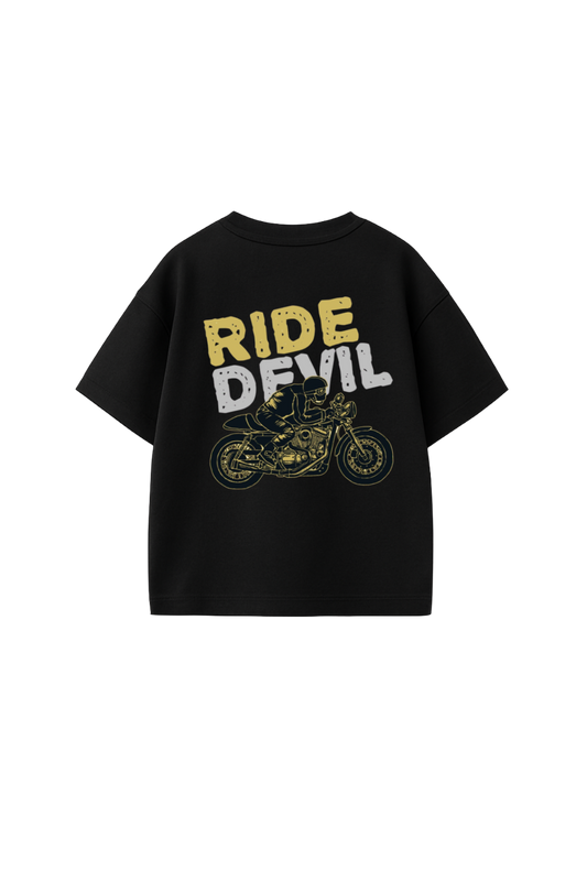 Ride Devil Motorcycle Oversized T-Shirt