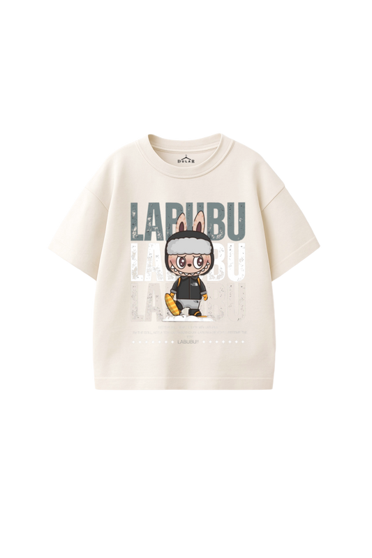 LABUBU graphic oversized T-shirt