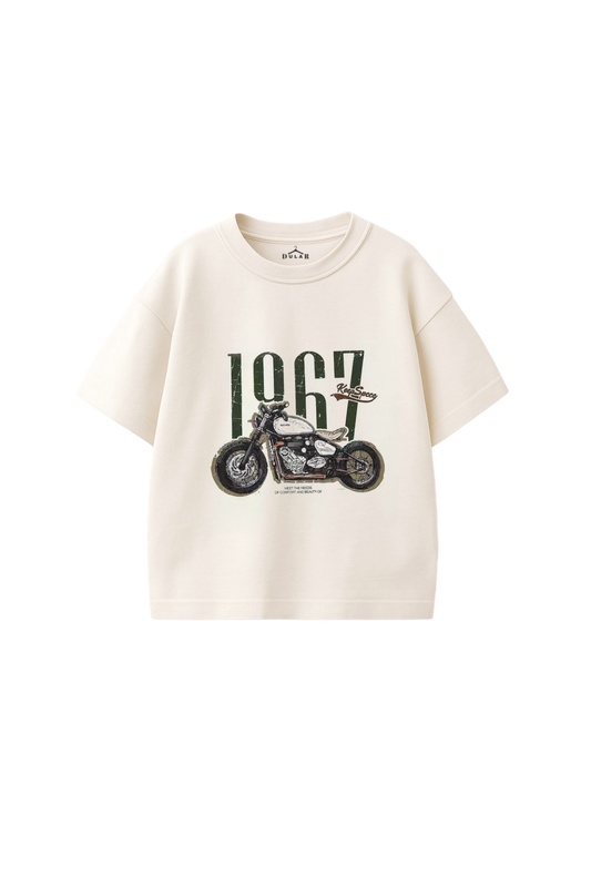 Vintage 1967 Motorcycle Oversized T-Shirt