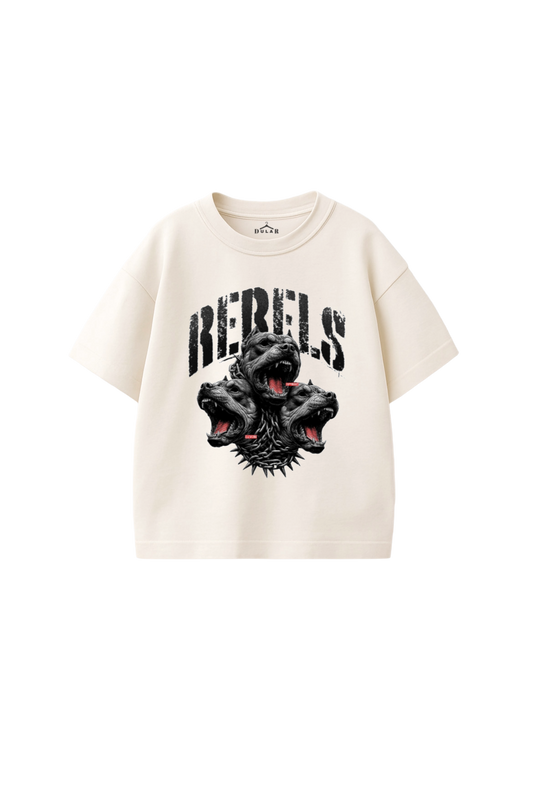 Rebels Cerberus Graphic Oversized T-Shirt