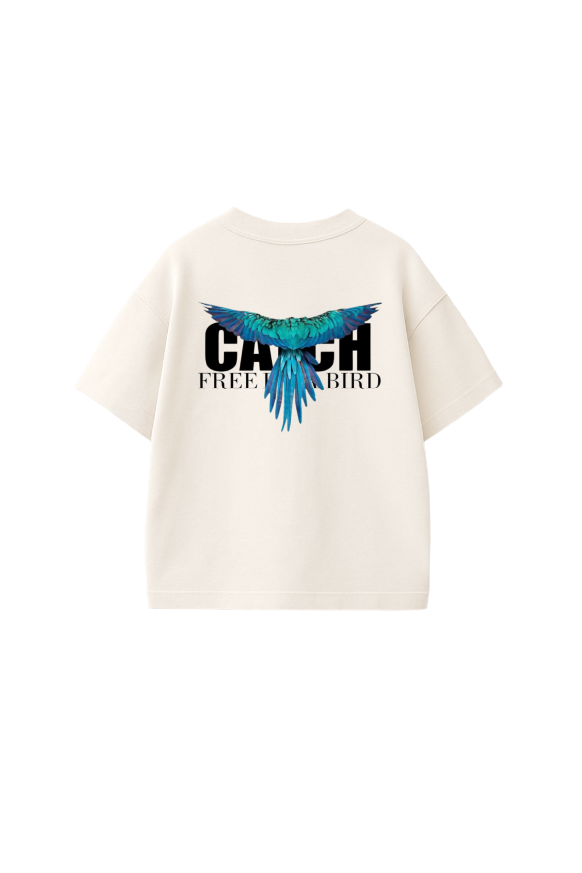 Free Bird Oversized Graphic T-Shirt