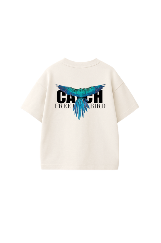 Free Bird Oversized Graphic T-Shirt
