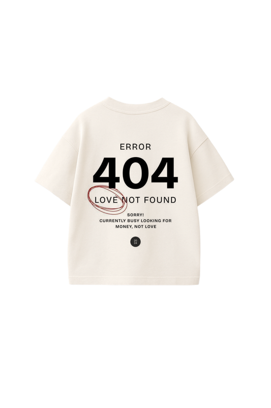 Error 404 Oversized T-Shirt