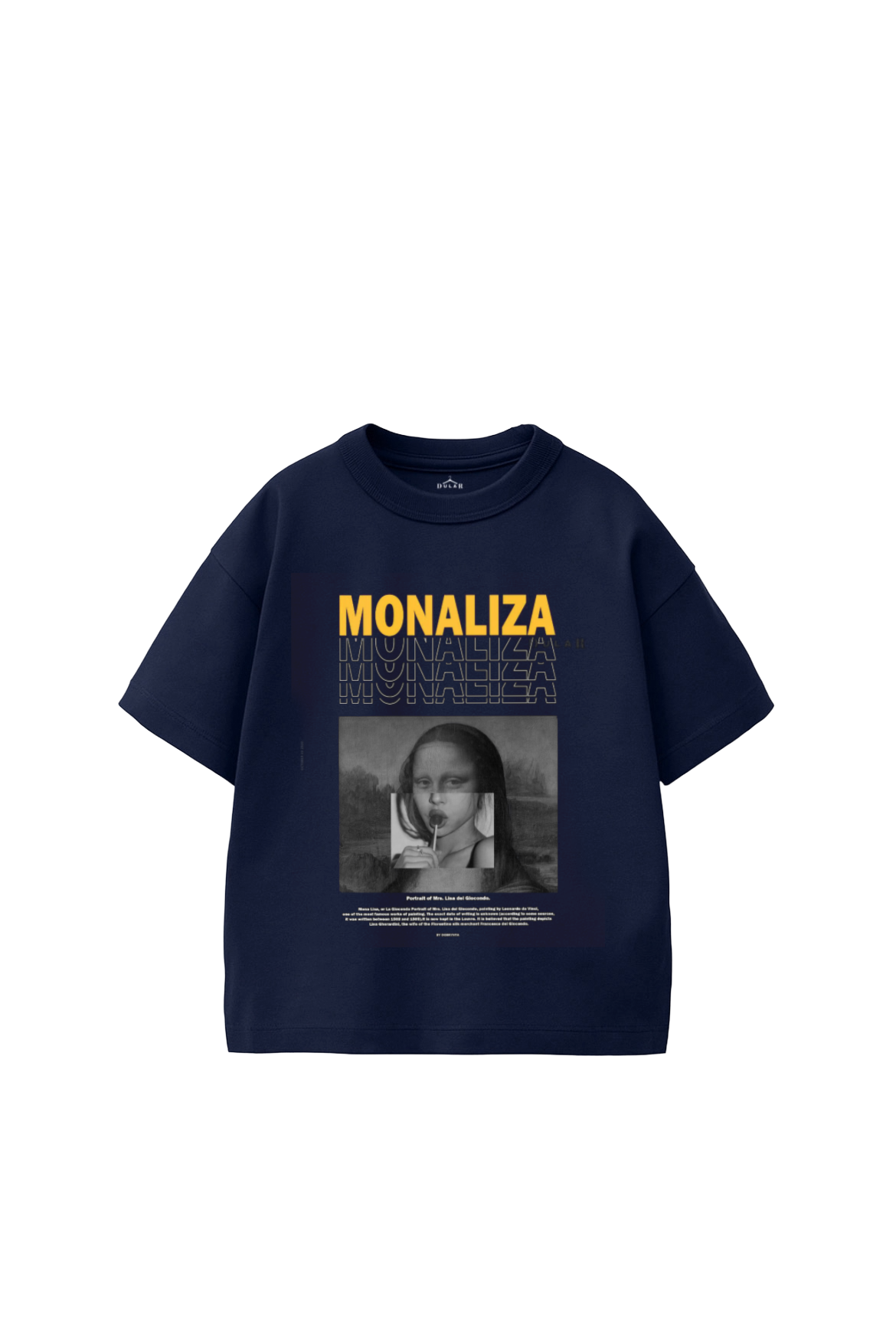 Mona Liza Oversized Graphic T-Shirt