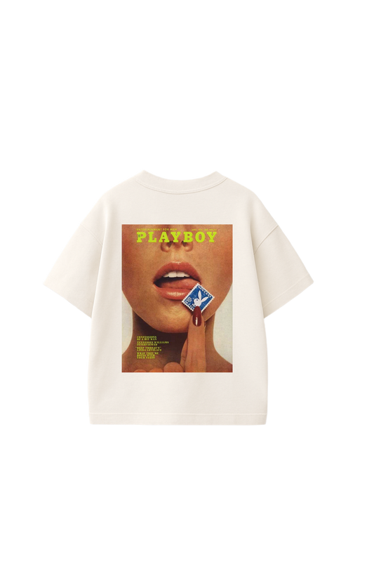 Retro Playboy Cover Oversized T-Shirt