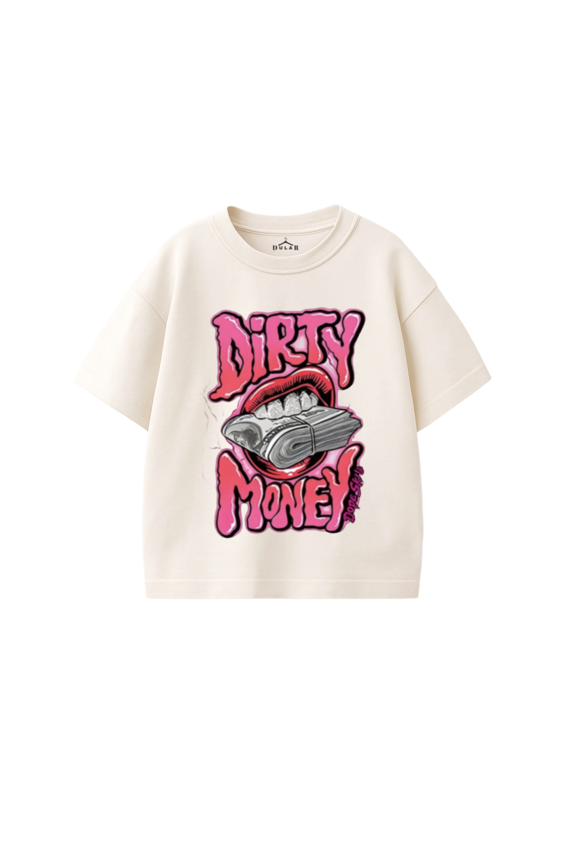 Dirty Money Graphic Oversized T-Shirt