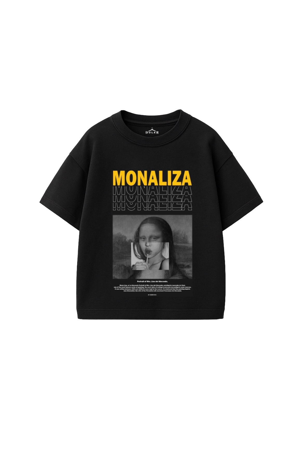 Mona Liza Oversized Graphic T-Shirt